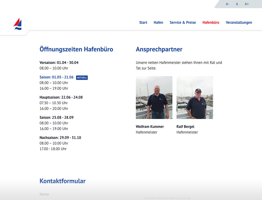 Sportboothafen Warnemünde
