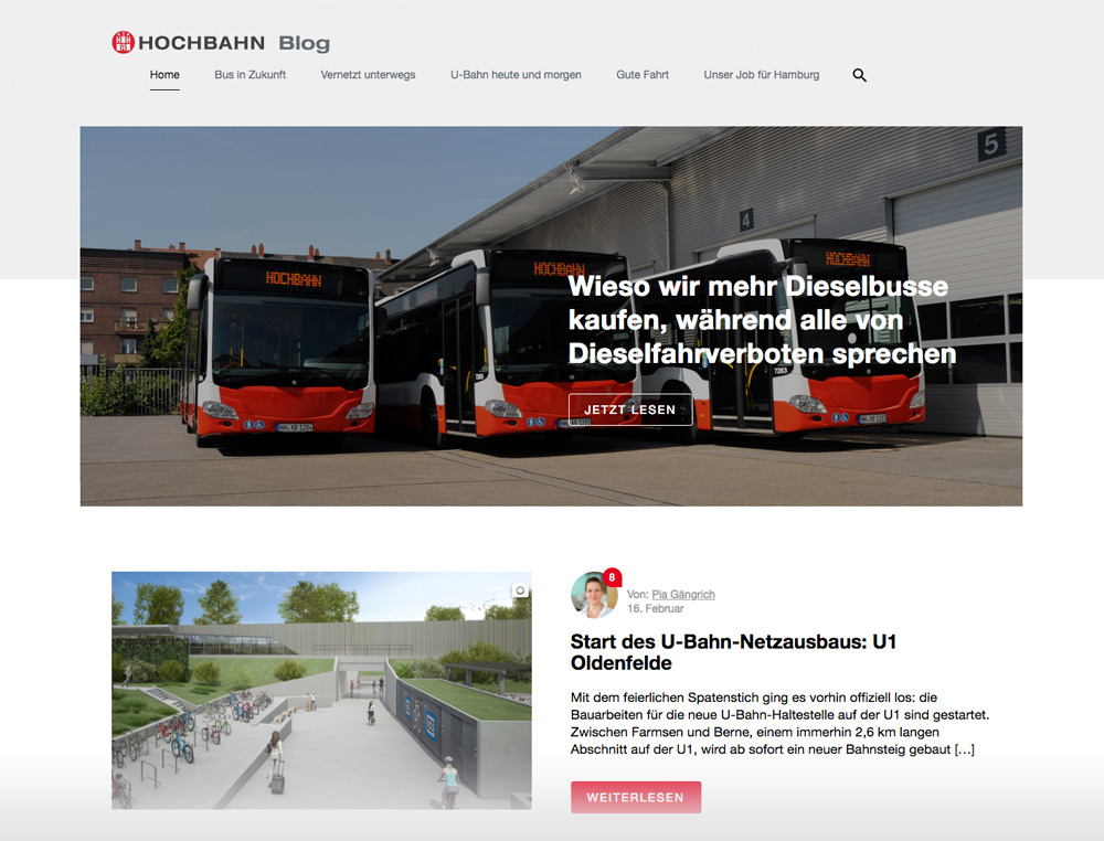Hochbahn Blog